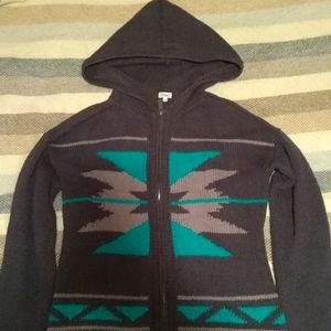 95. Full Zip Kismet Hooded Sweater M